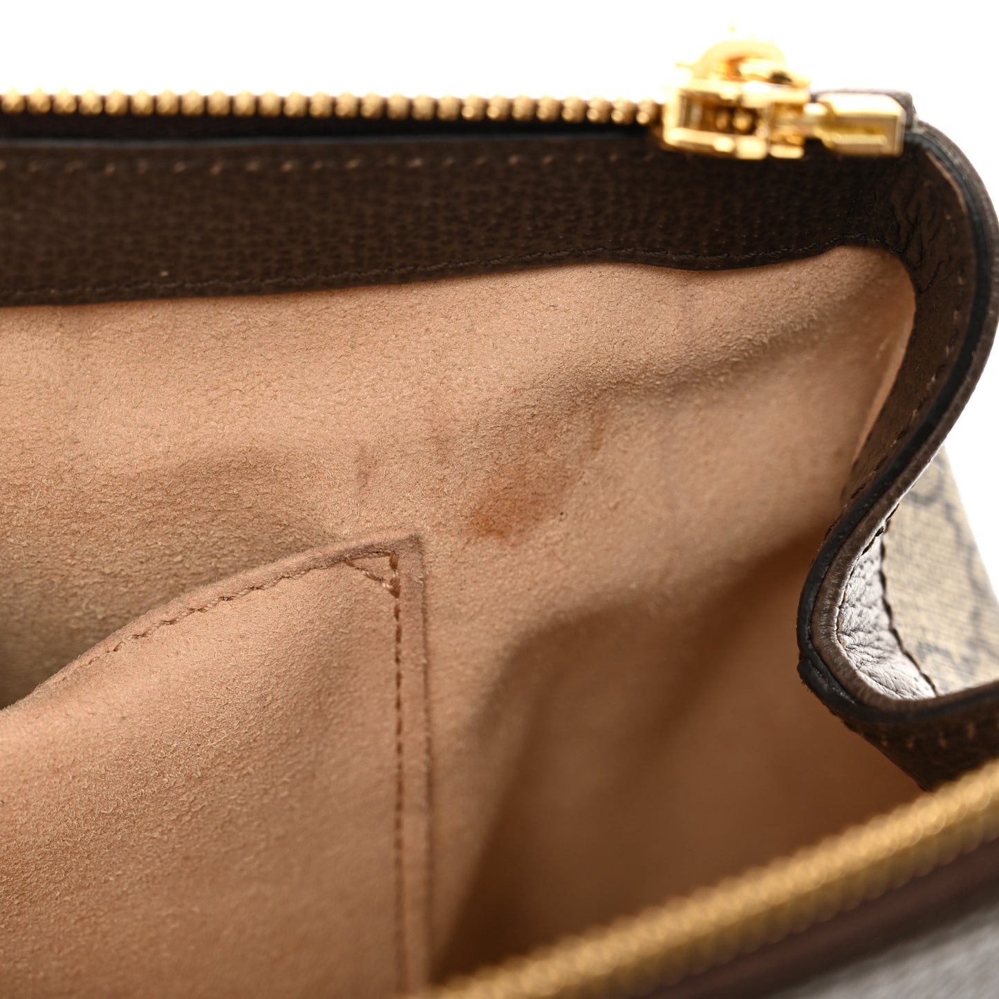 GG Supreme Monogram Small Ophidia Tote Bag Brown