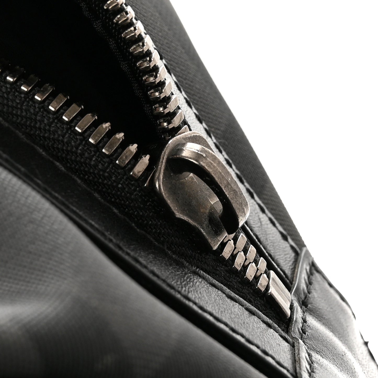 Nylon Smoked Check Weekend Duffle Bag Black