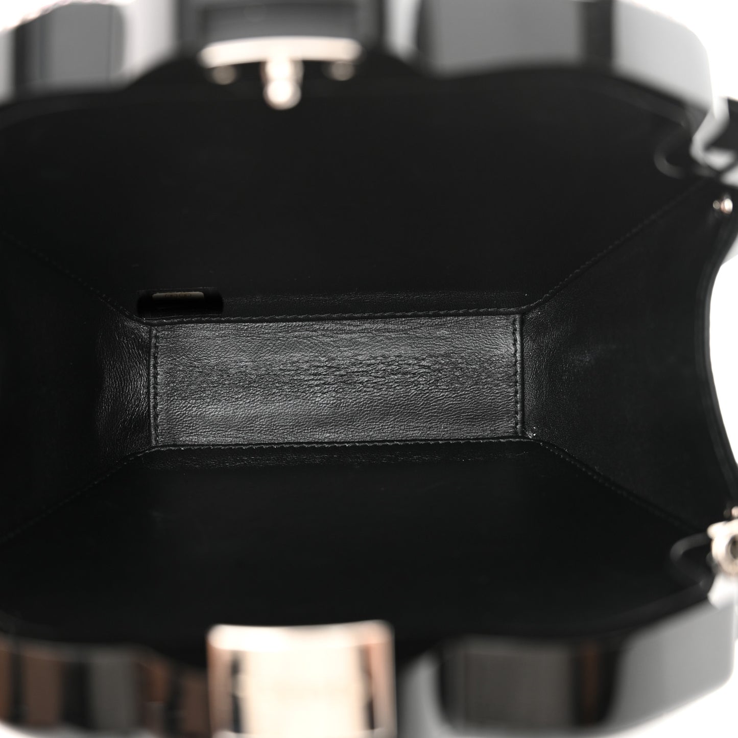 Plexiglass Strass Camellia Minaudiere Clutch Pink Black Multicolor