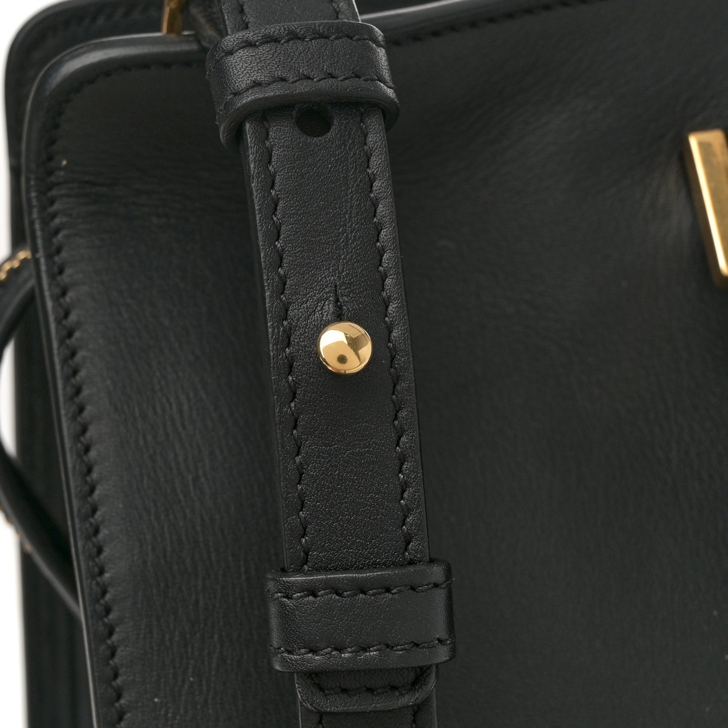 Calfskin Small Classic Y Cabas Black
