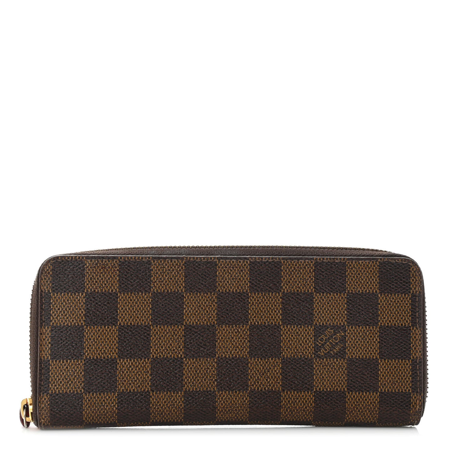 Damier Ebene Clemence Wallet Cherry