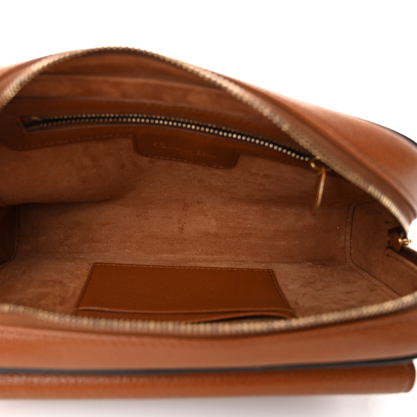 Goatskin Double Saddle Pouch Tan