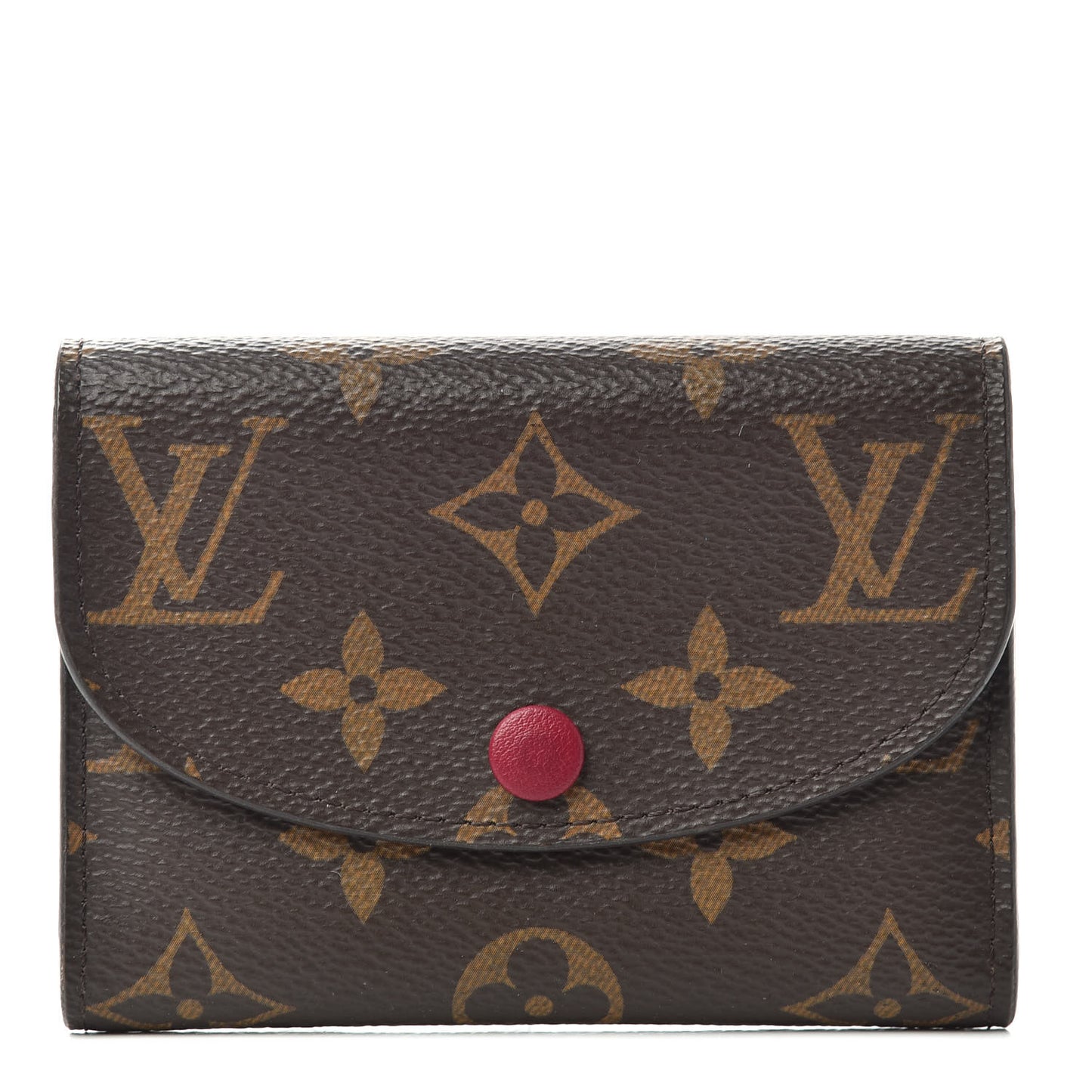 Monogram Rosalie Coin Purse Fuchsia