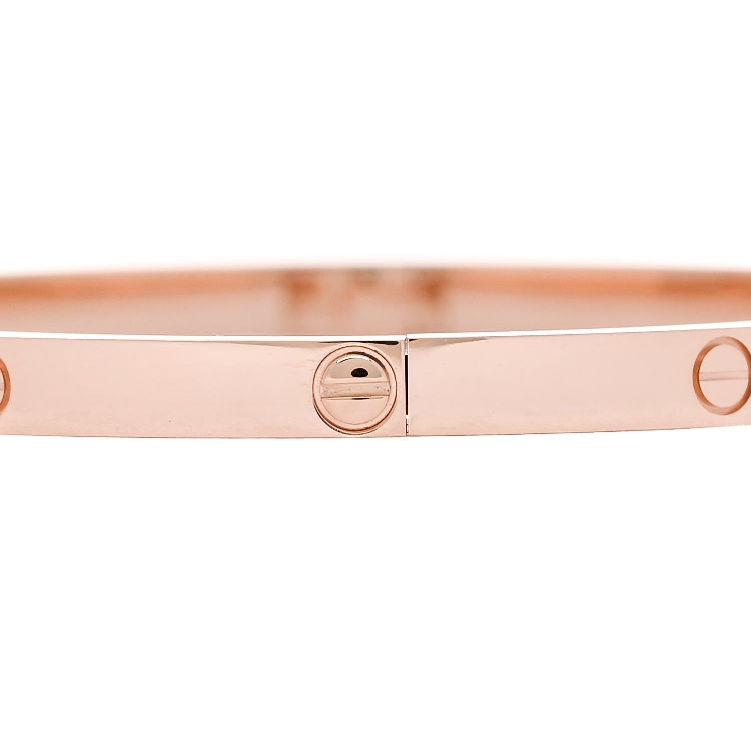 Cartier 18K Pink Gold Small LOVE Bracelet 17 4 of 8
