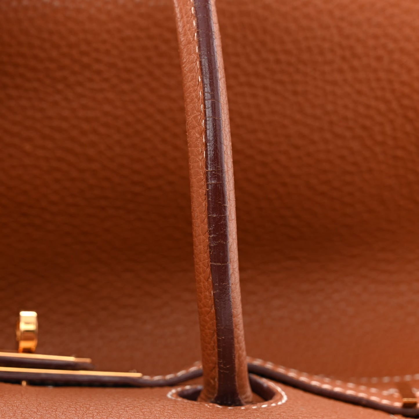 Taurillon Clemence Birkin 35 Gold