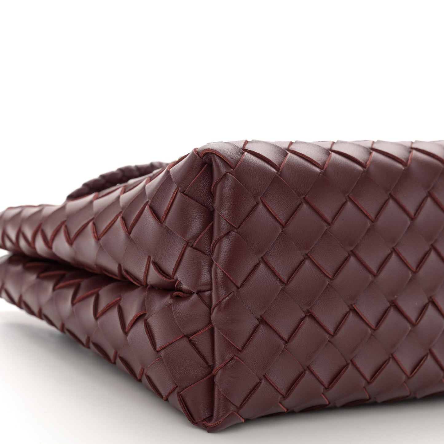 Nappa Intrecciato Small Andiamo Shoulder Bag Barolo