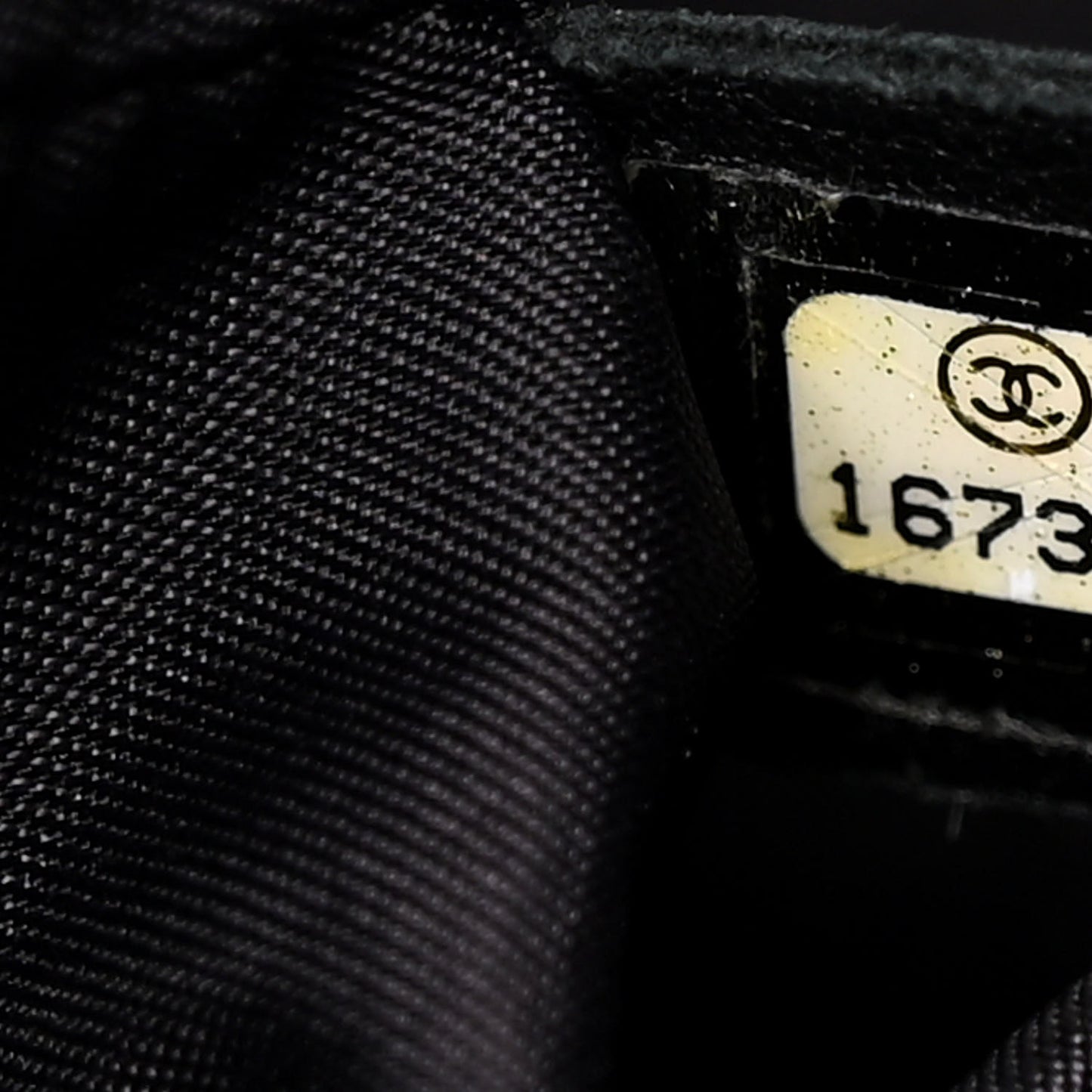 Coated Canvas Quilted Large Paris Biarritz Tote Black