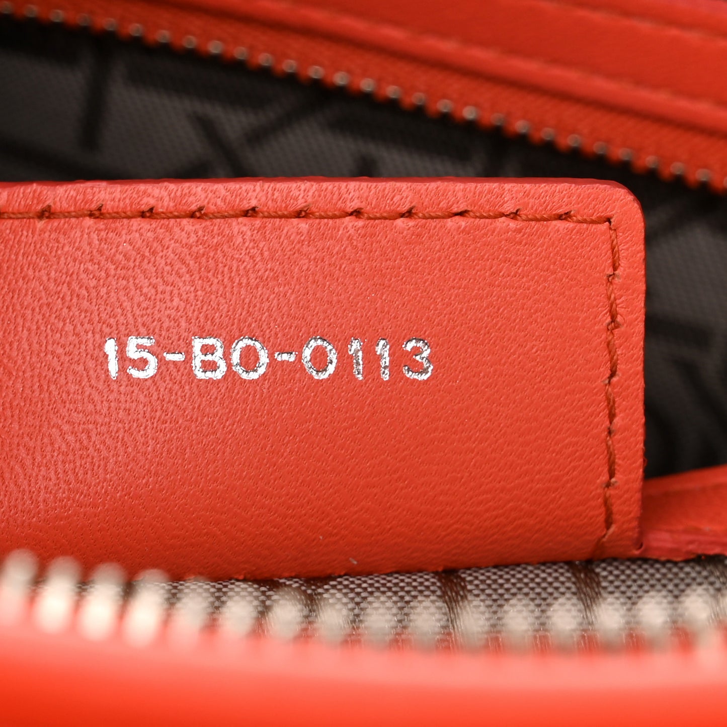 Lambskin Cannage Large Lady Dior Coral