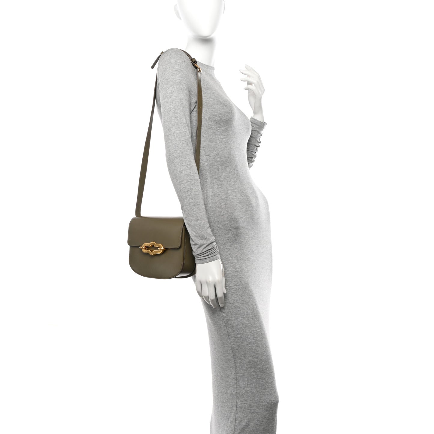 Super Lux Calfskin Small Pimlico Satchel Clay