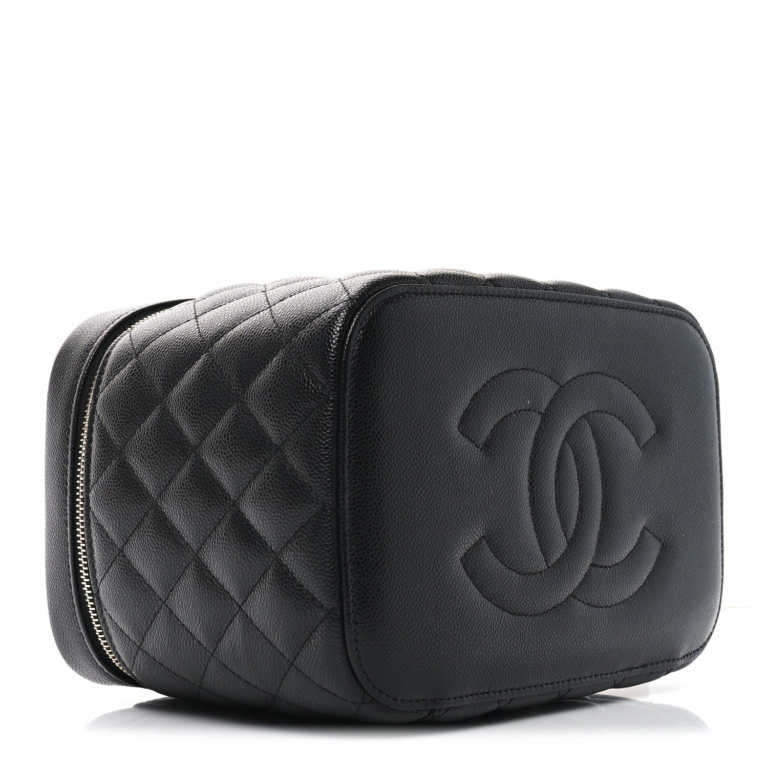 Chanel Caviar Quilted Large Vanity Pouch Black 4 of 11