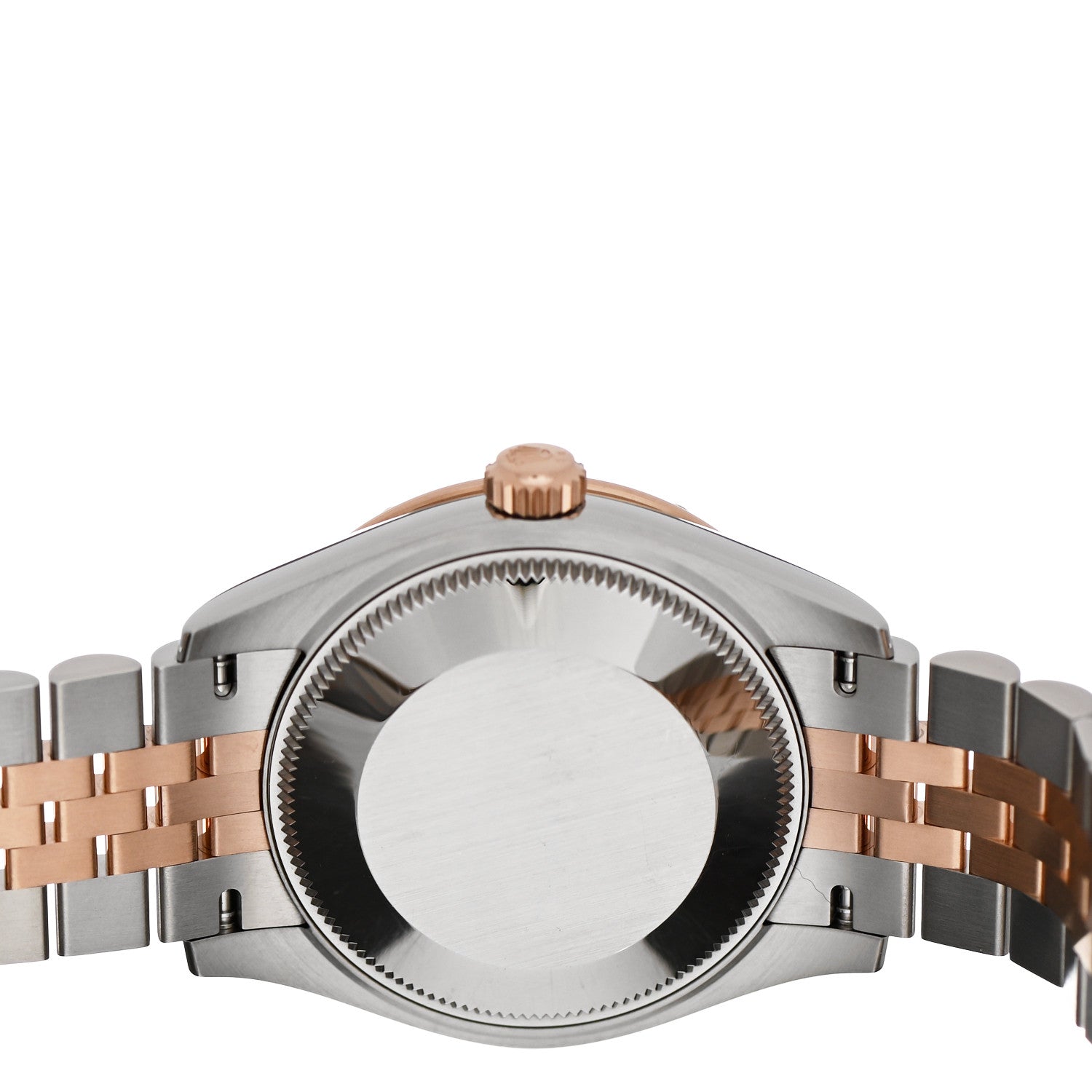 Rolex Stainless Steel 18K Everose Gold Diamond Mother of Pearl 31mm Oyster Perpetual Datejust Watch 278341RBR 4 of 5