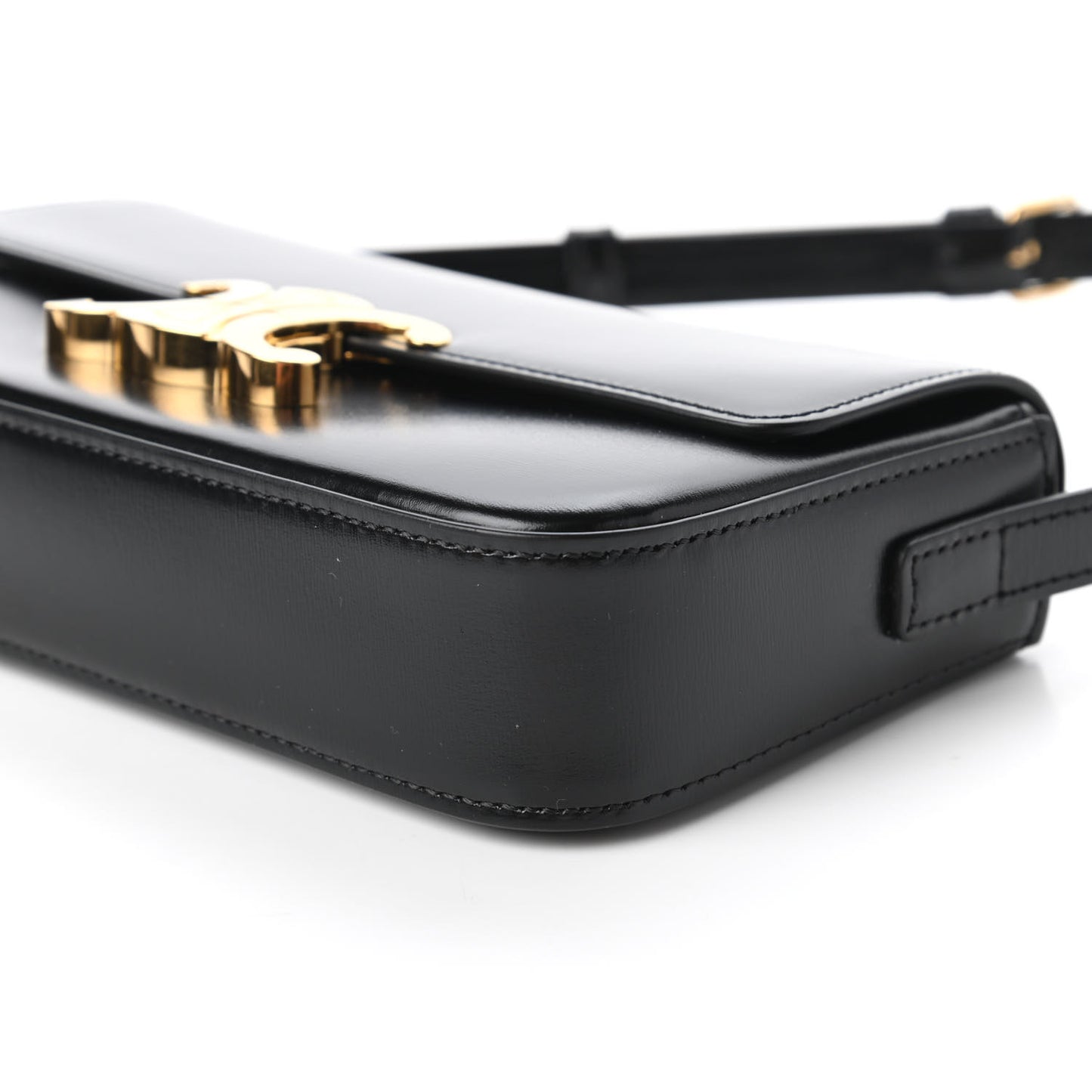 Shiny Calfskin Triomphe Black