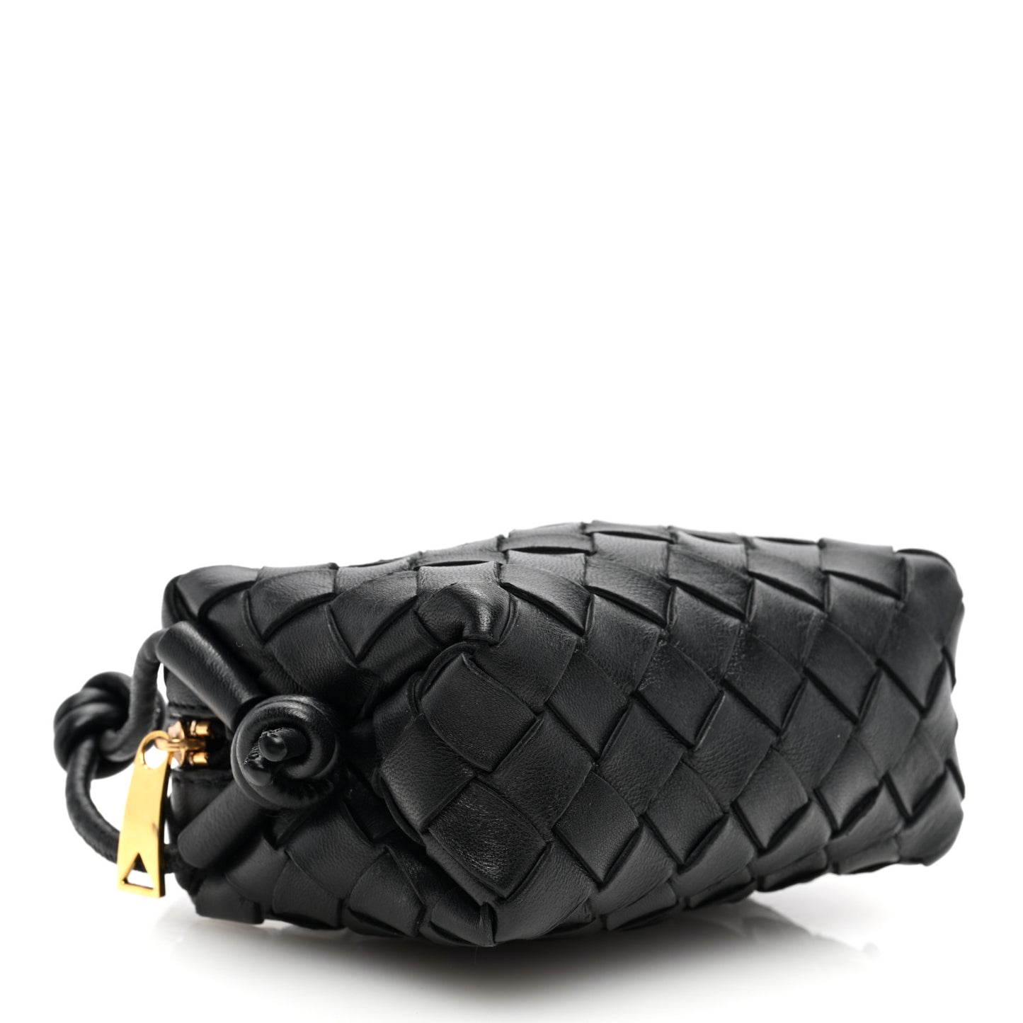 Nappa Intrecciato Candy Loop Camera Bag Black