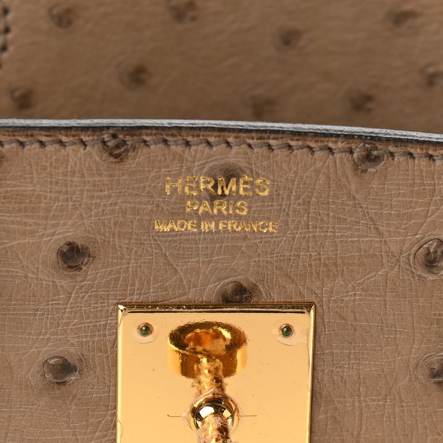 Hermes Ostrich Birkin 30 Mousse 6 of 10