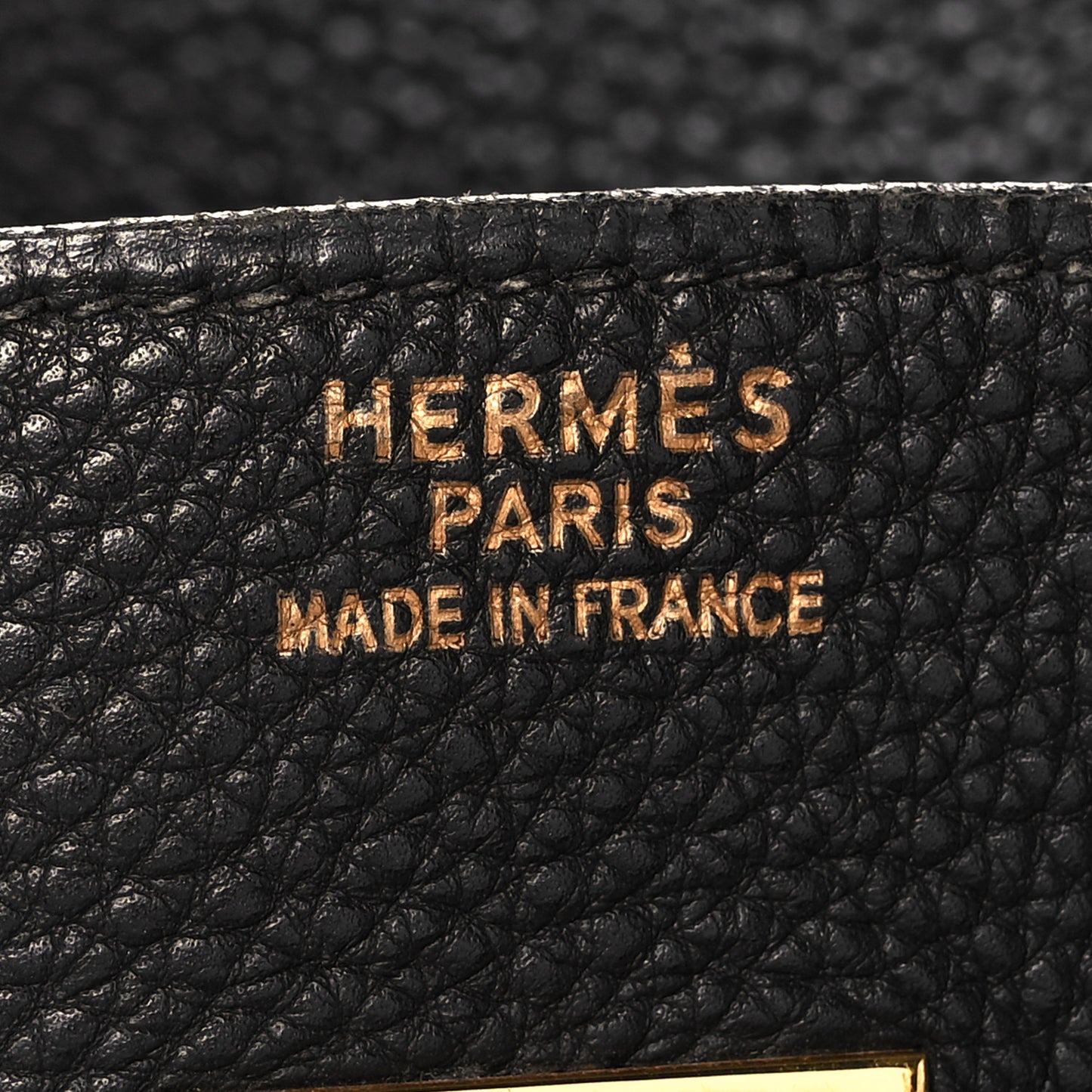 Togo Birkin 35 Black