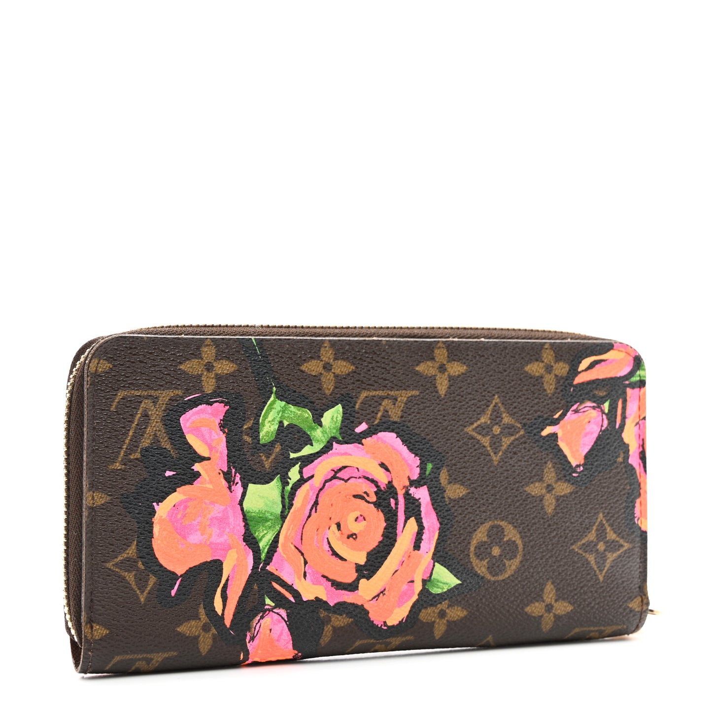 Monogram Roses Zippy Wallet