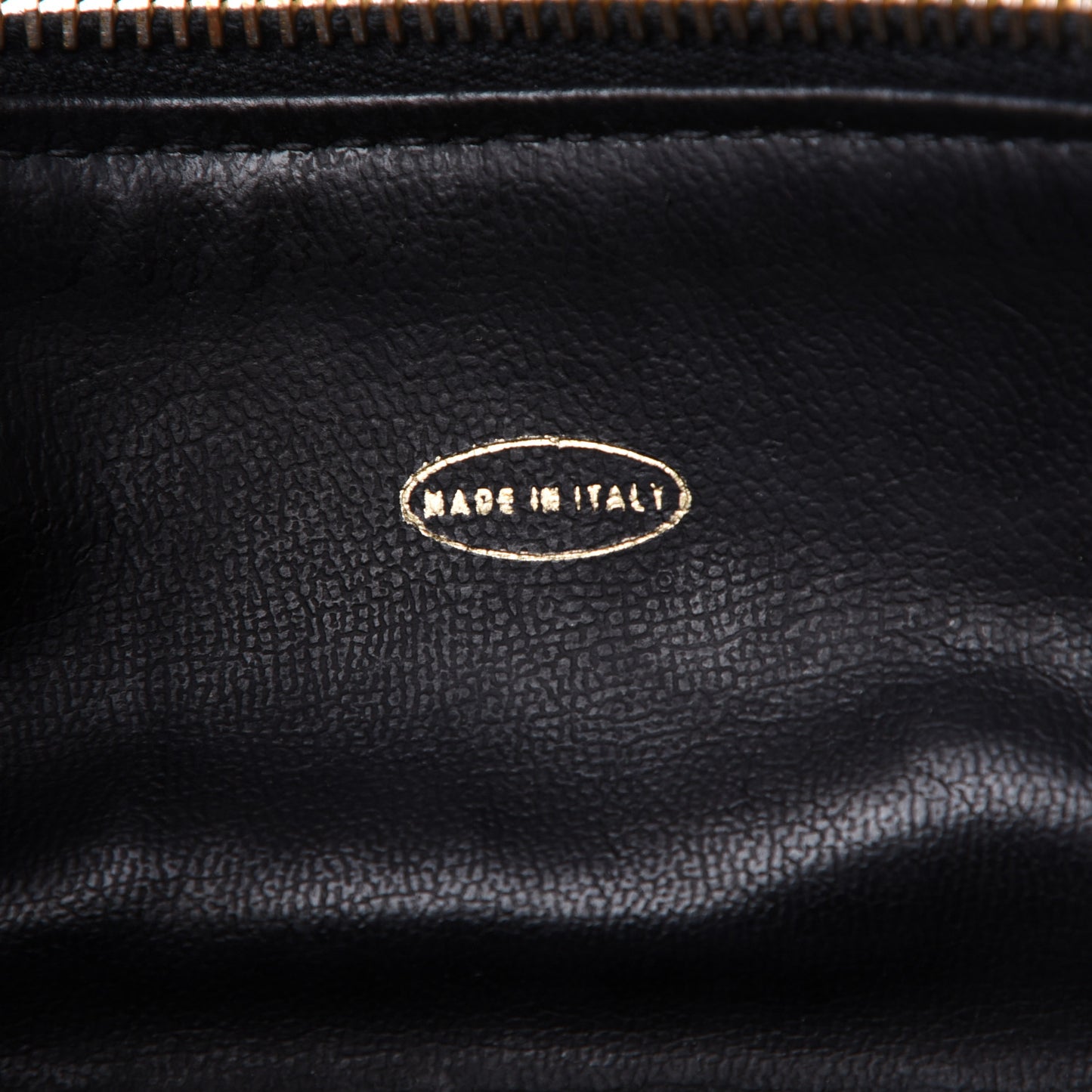 Lambskin Vanity Cosmetic Case Black