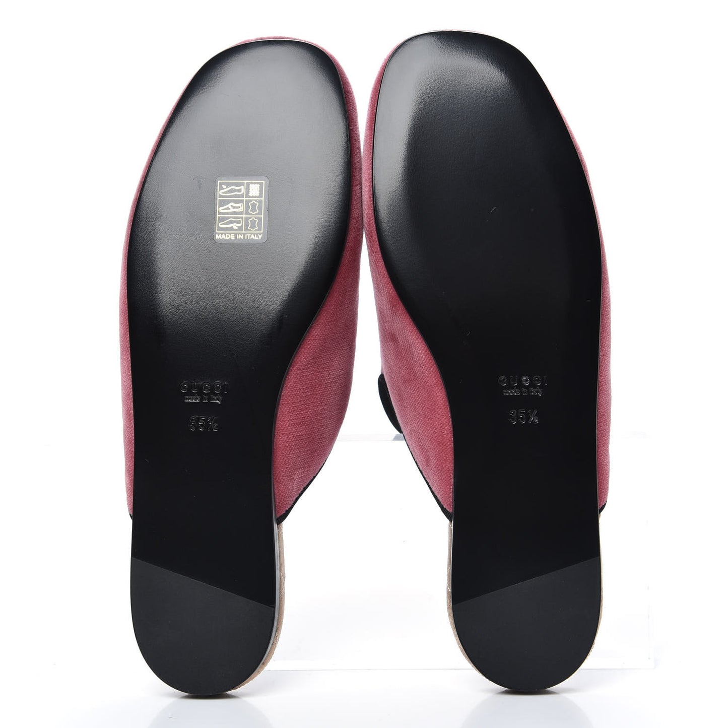 Velvet Embellished Evening Slippers 35.5 Pink