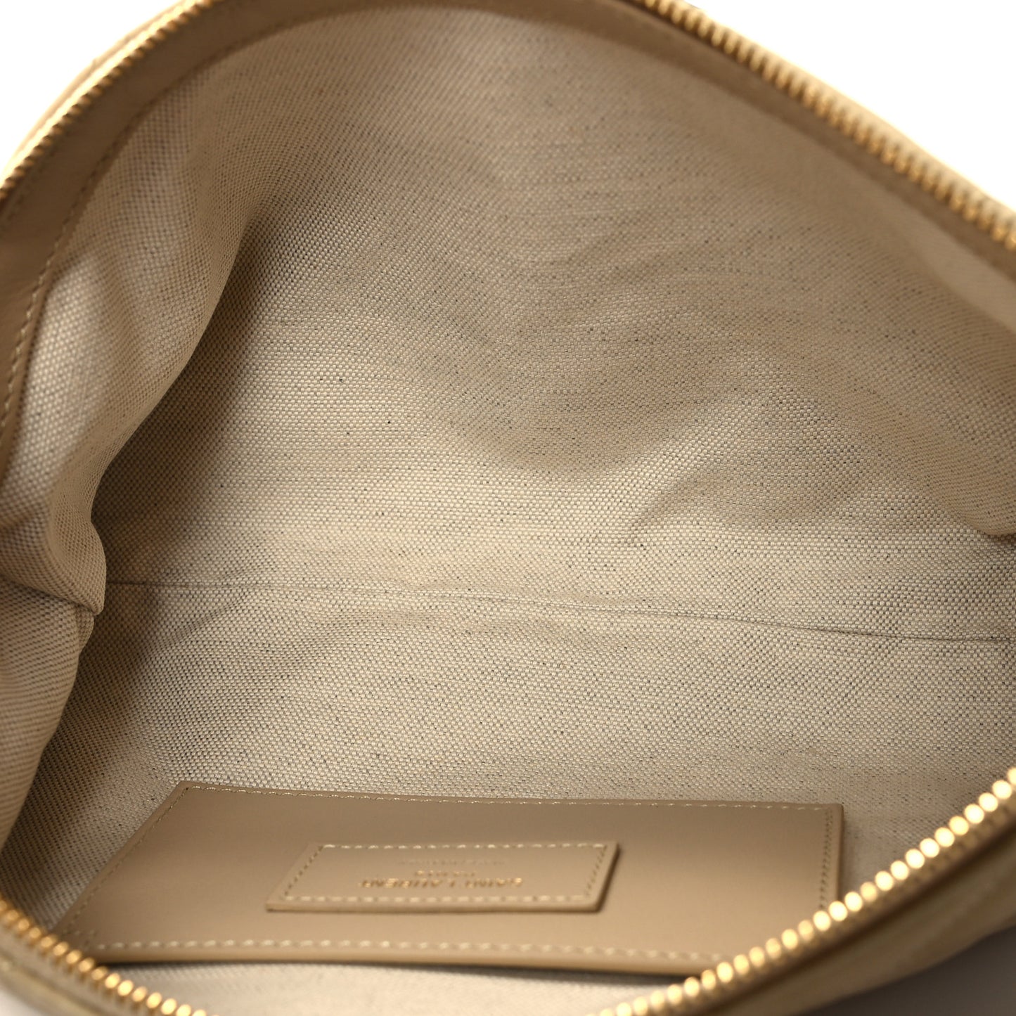 Nubuck Suede Quilted Maxi Icare Shopping Tote Beige