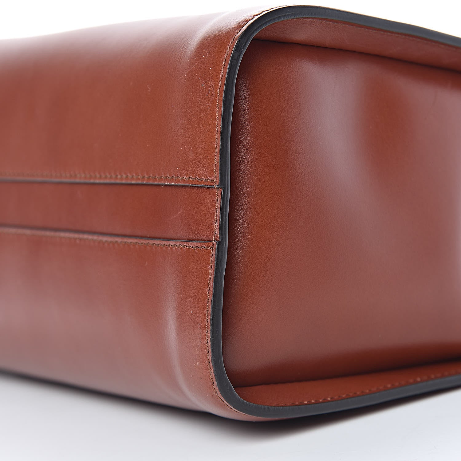 Chloe Shiny Calfskin Medium Annie Shoulder Bag Whiskey 15 of 15