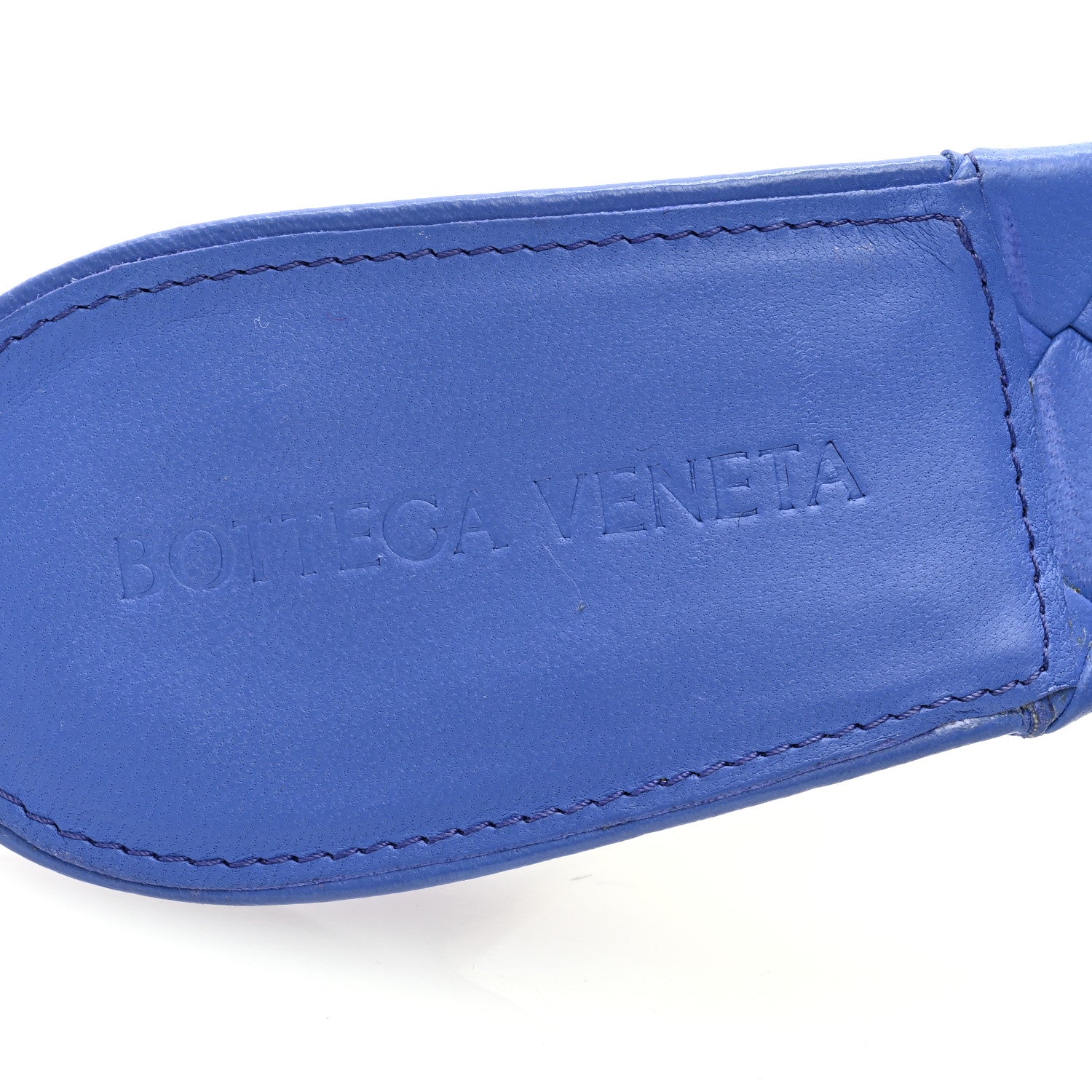 Bottega Veneta Nappa Maxi Intrecciato Lido Mule Sandals 39 Lagoon Indigo 6 of 8