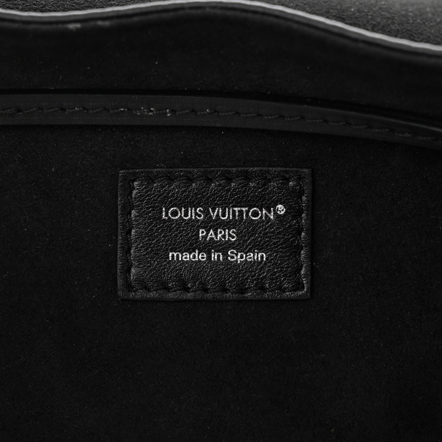 Louis Vuitton Lambskin Monogram Montsouris Vibe PM Black 6 of 10
