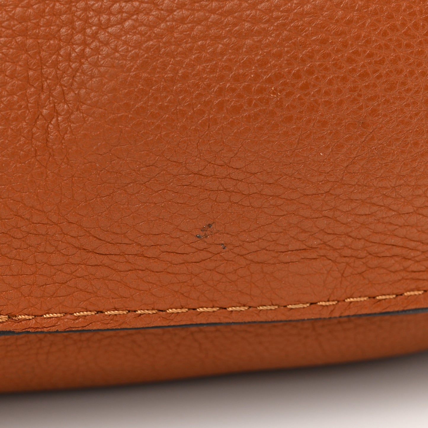 Calfskin Small Marcie Satchel Tan
