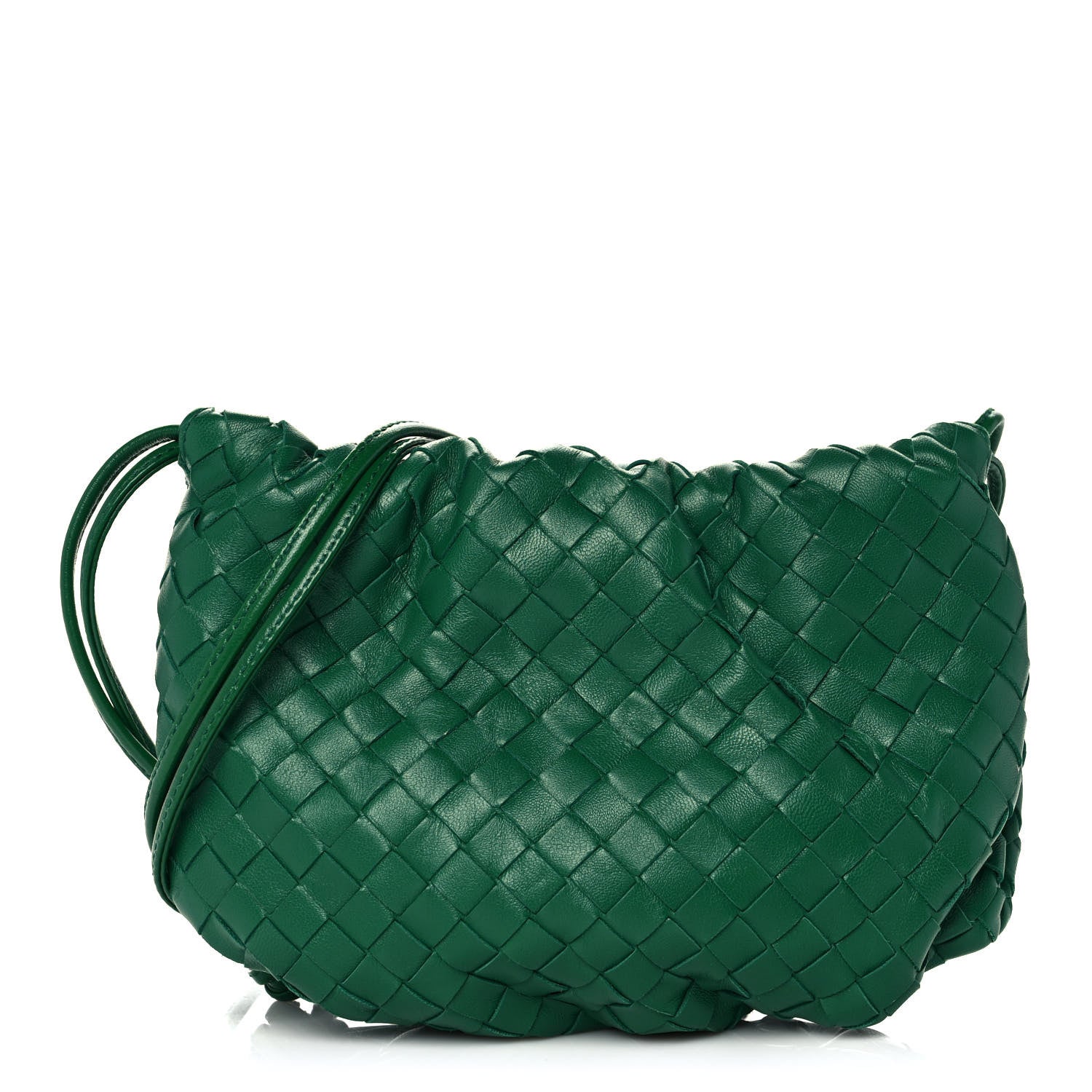 Bottega Veneta Nappa Intrecciato Mini Bulb Racing Green 1 of 10