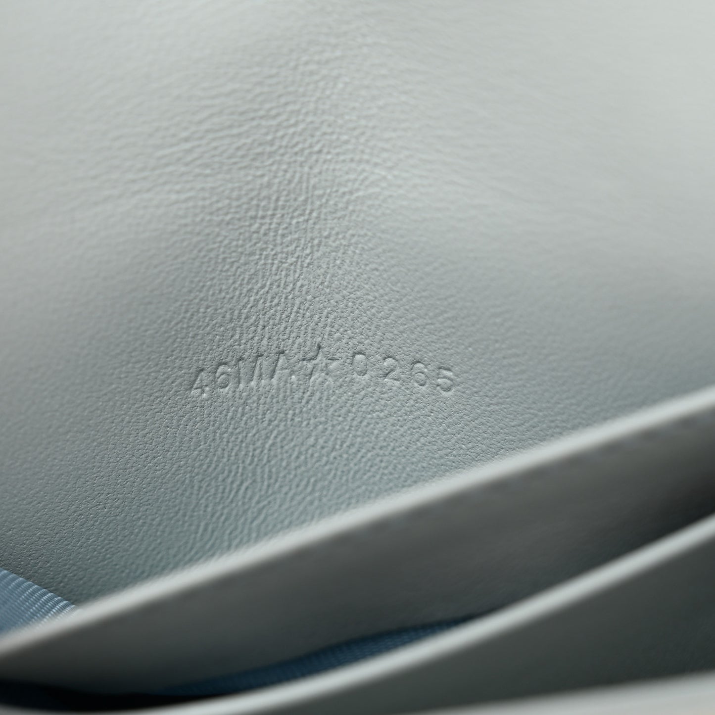 Lambskin Cannage Jolie Glycine Wallet Placid Blue