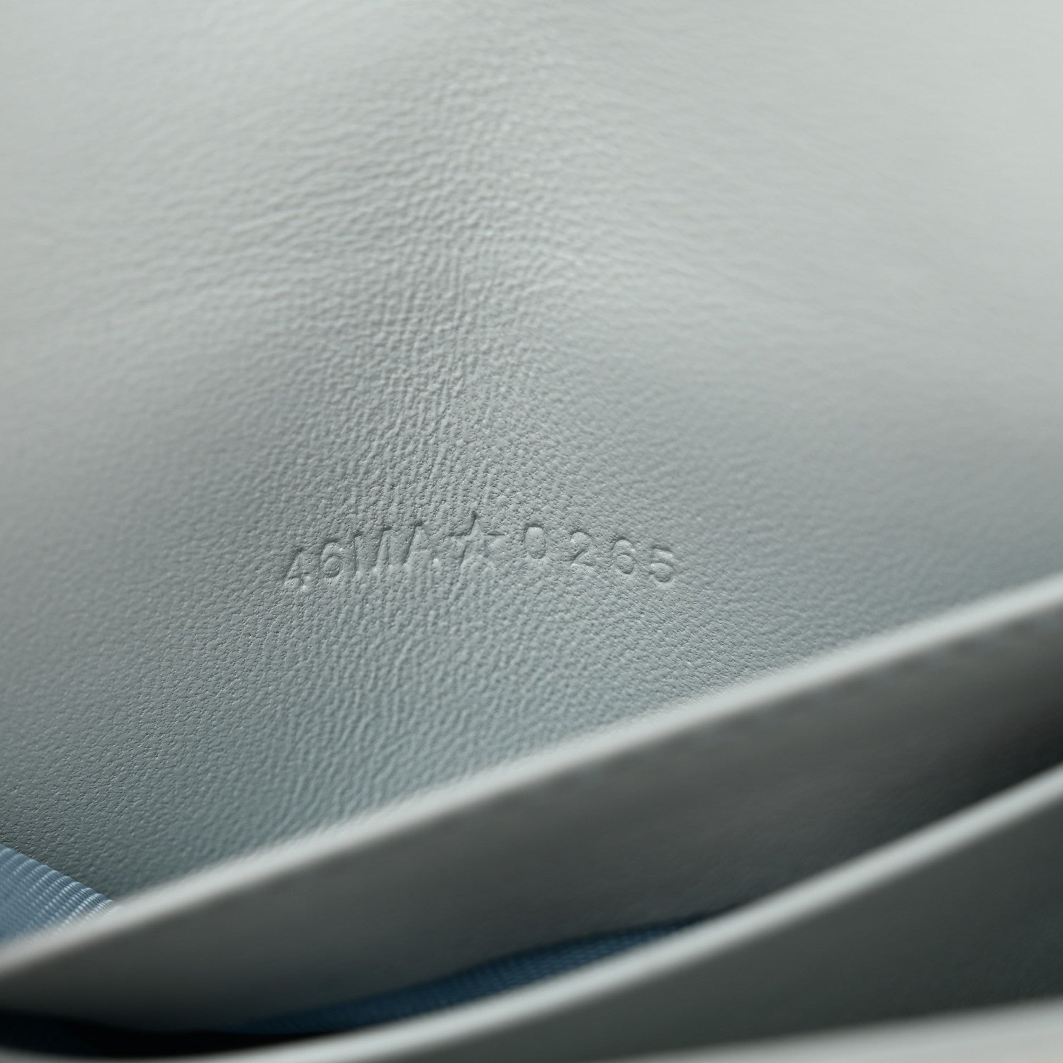 Christian Dior Lambskin Cannage Jolie Glycine Wallet Placid Blue 7 of 8