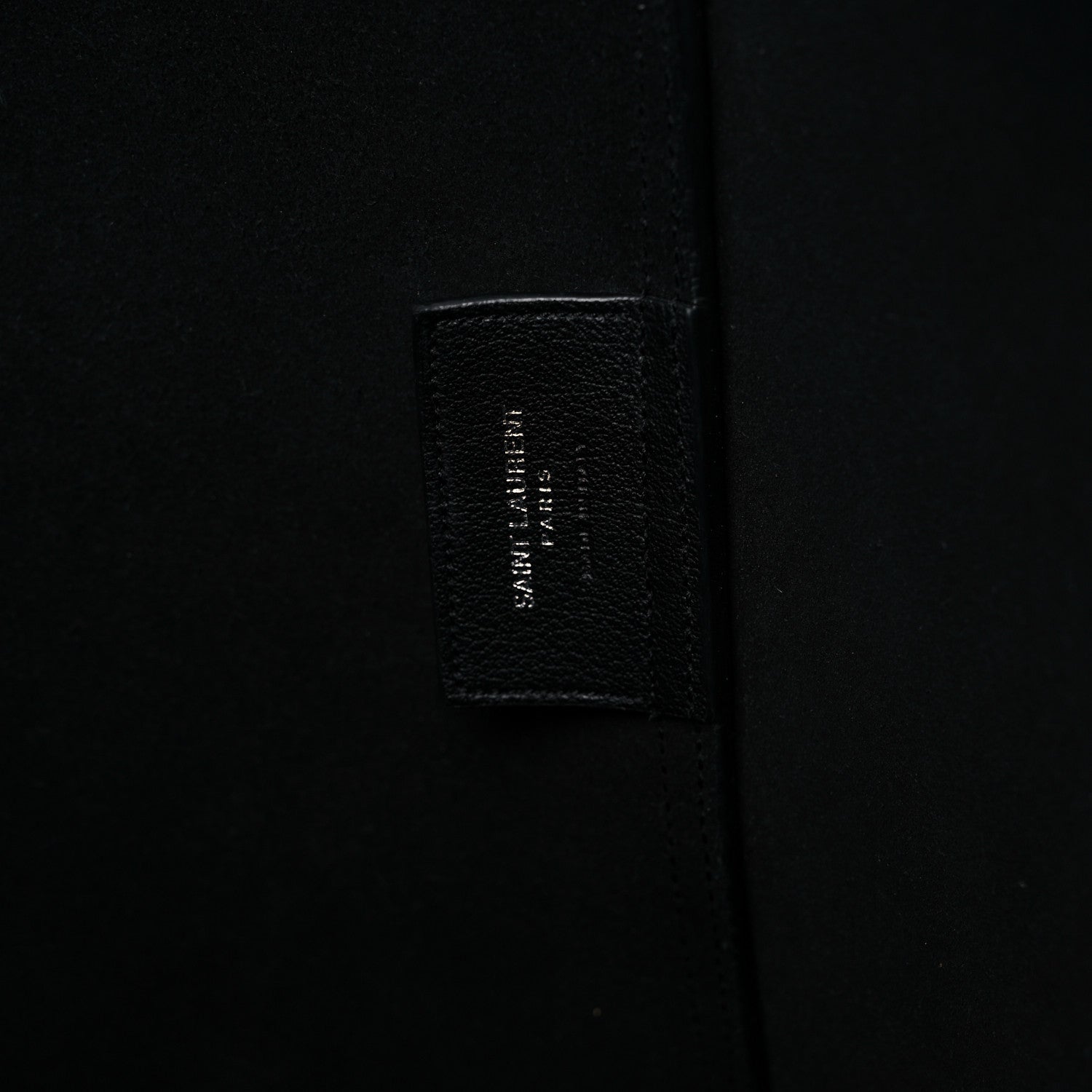 Saint Laurent Calfskin Large Fringe Shopping Tote Black 7 of 18