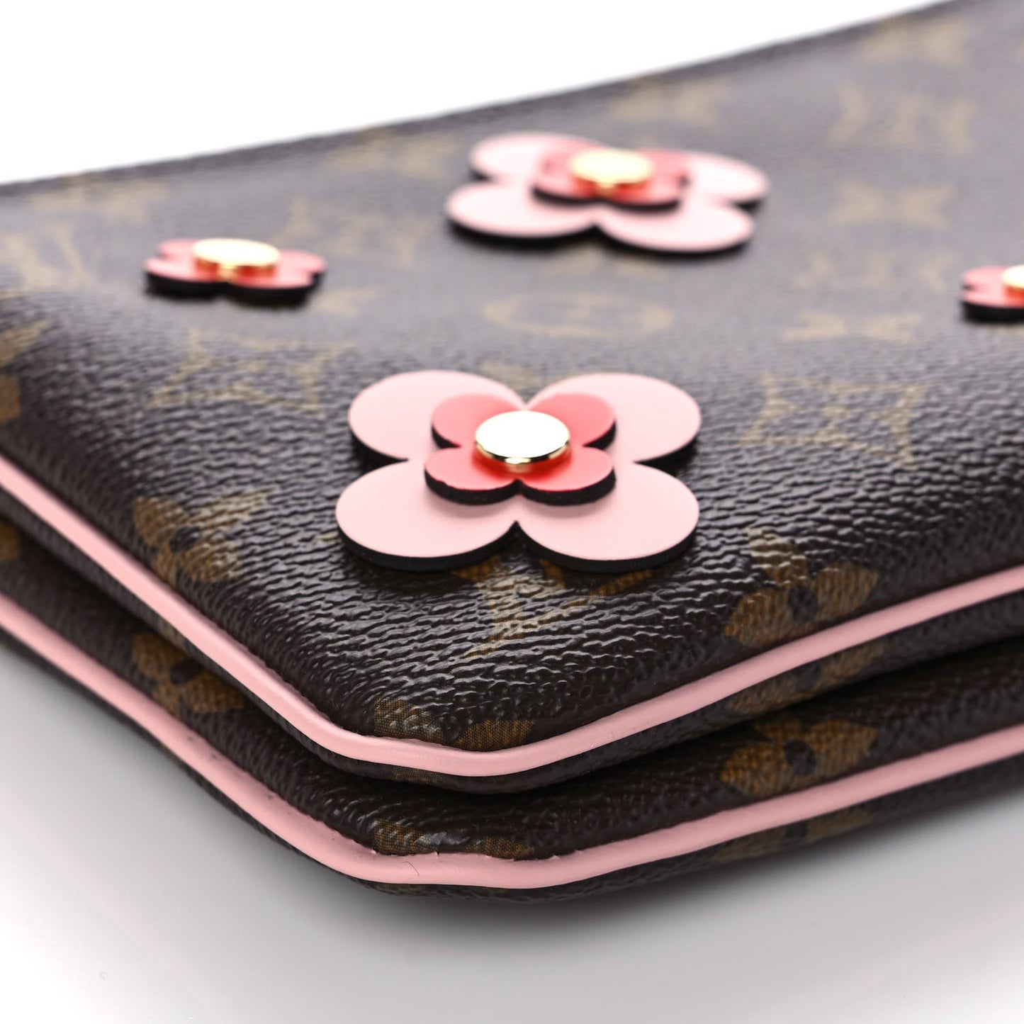 Monogram Blooming Flowers Double Zip Pochette