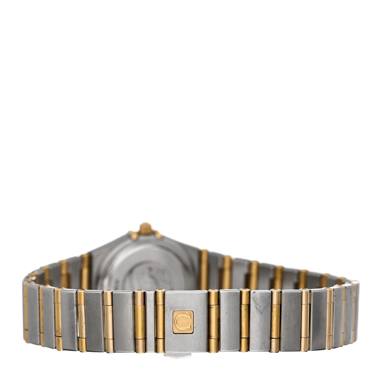 Stainless Steel 18K Yellow Gold Diamond Bezel Mother of Pearl 22mm Constellation Quartz Watch 1267.75.00