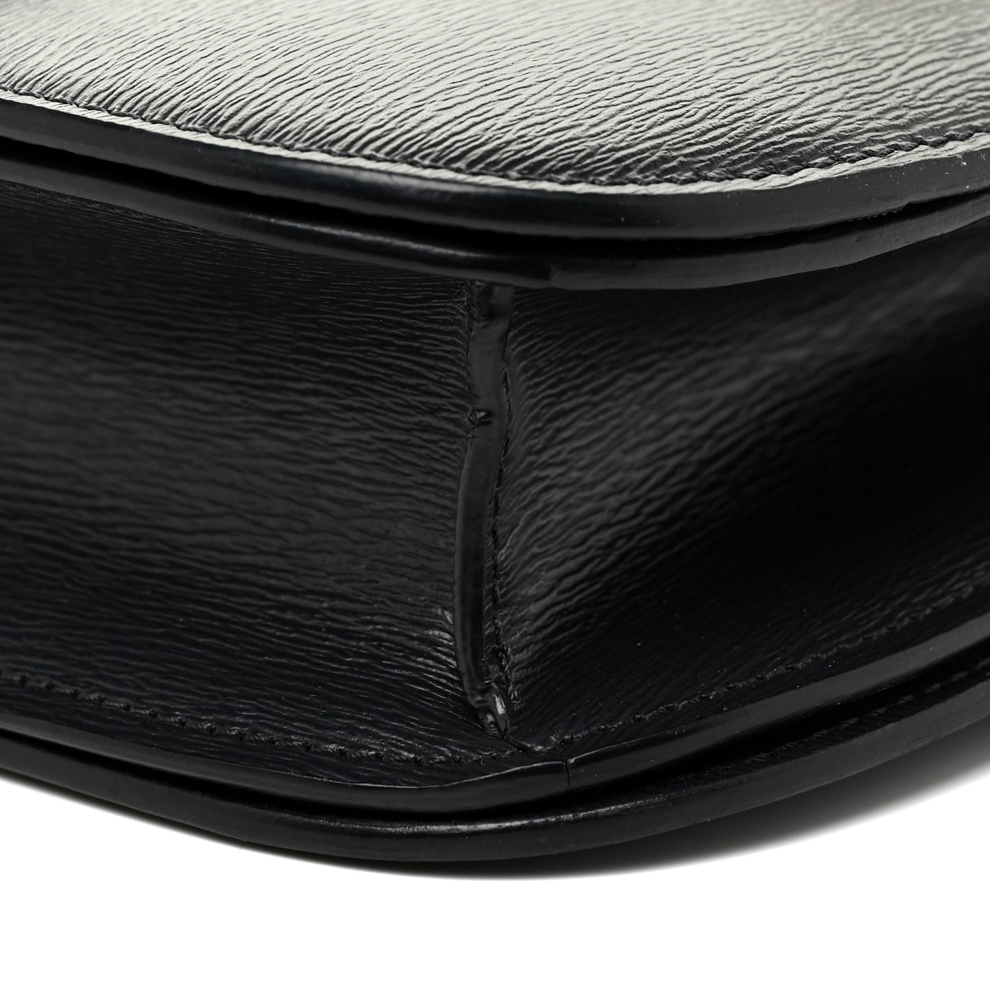 Liege Calfskin Medium Classic Box Flap Bag Anthracite