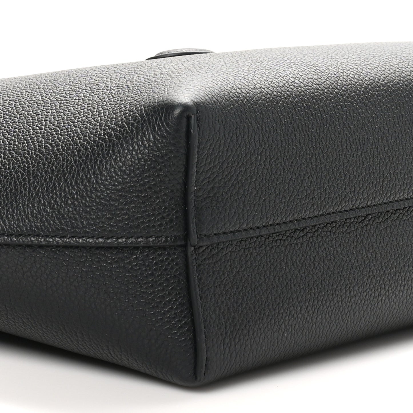 Grained Calfskin Triomphe Mini Cabas Anais Black