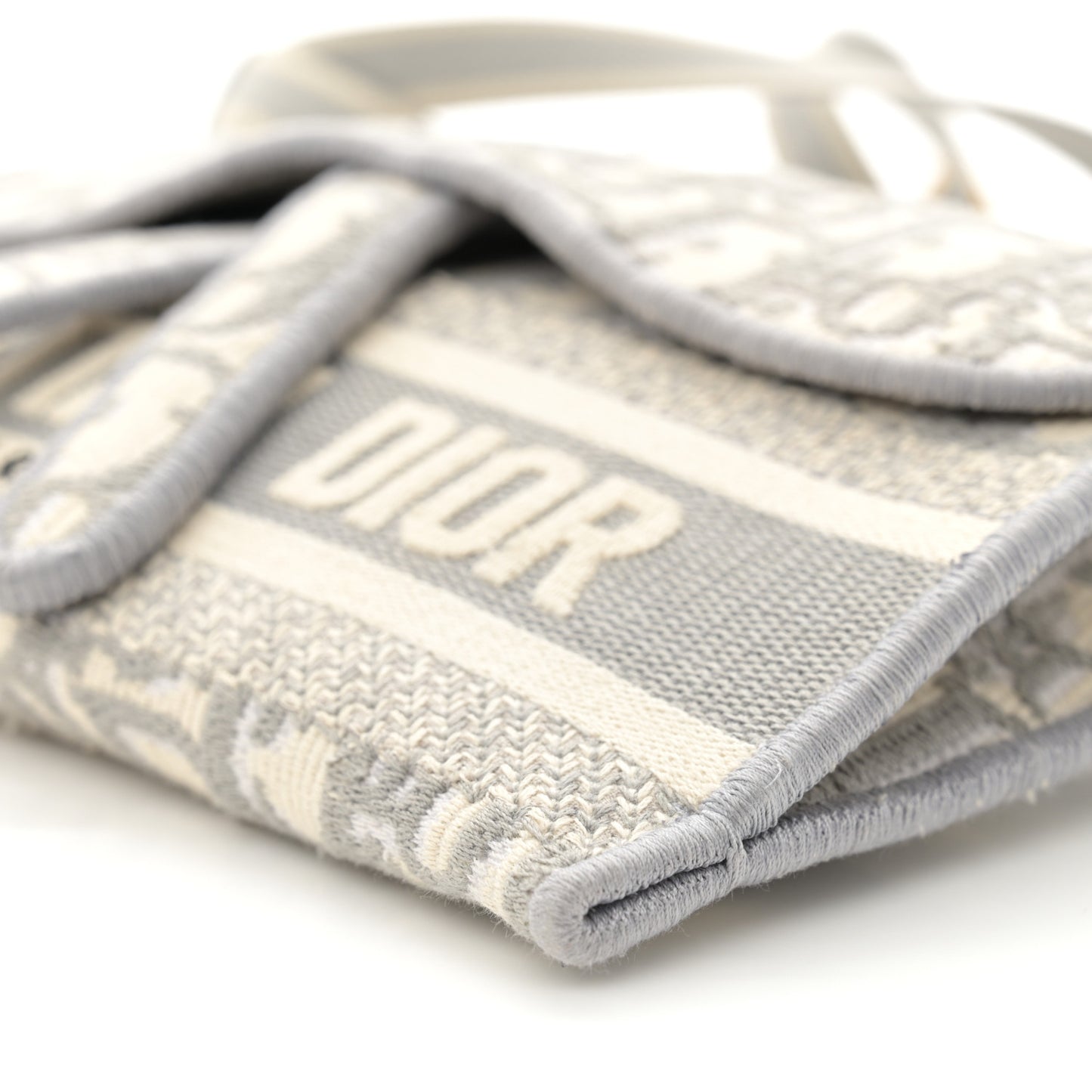 Oblique Slim Saddle Pouch Grey