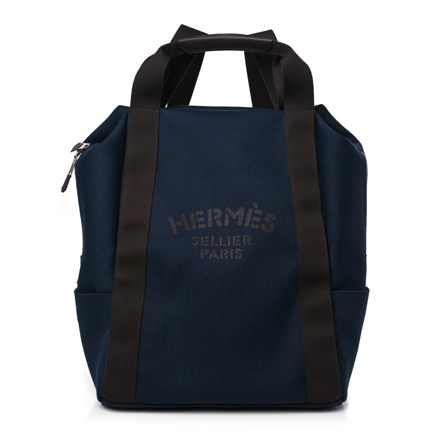 Toile Groom School Backpack Bleu Navy Feu