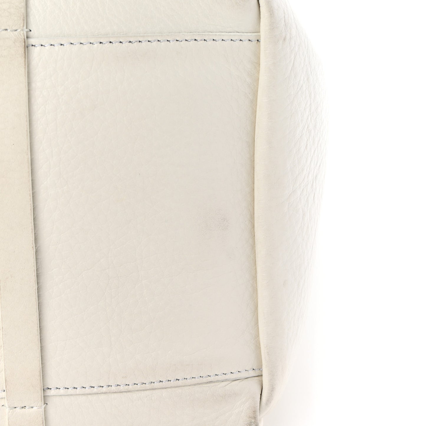 Smooth Calfskin Double Sided Medium Everyday Tote Optic White Black