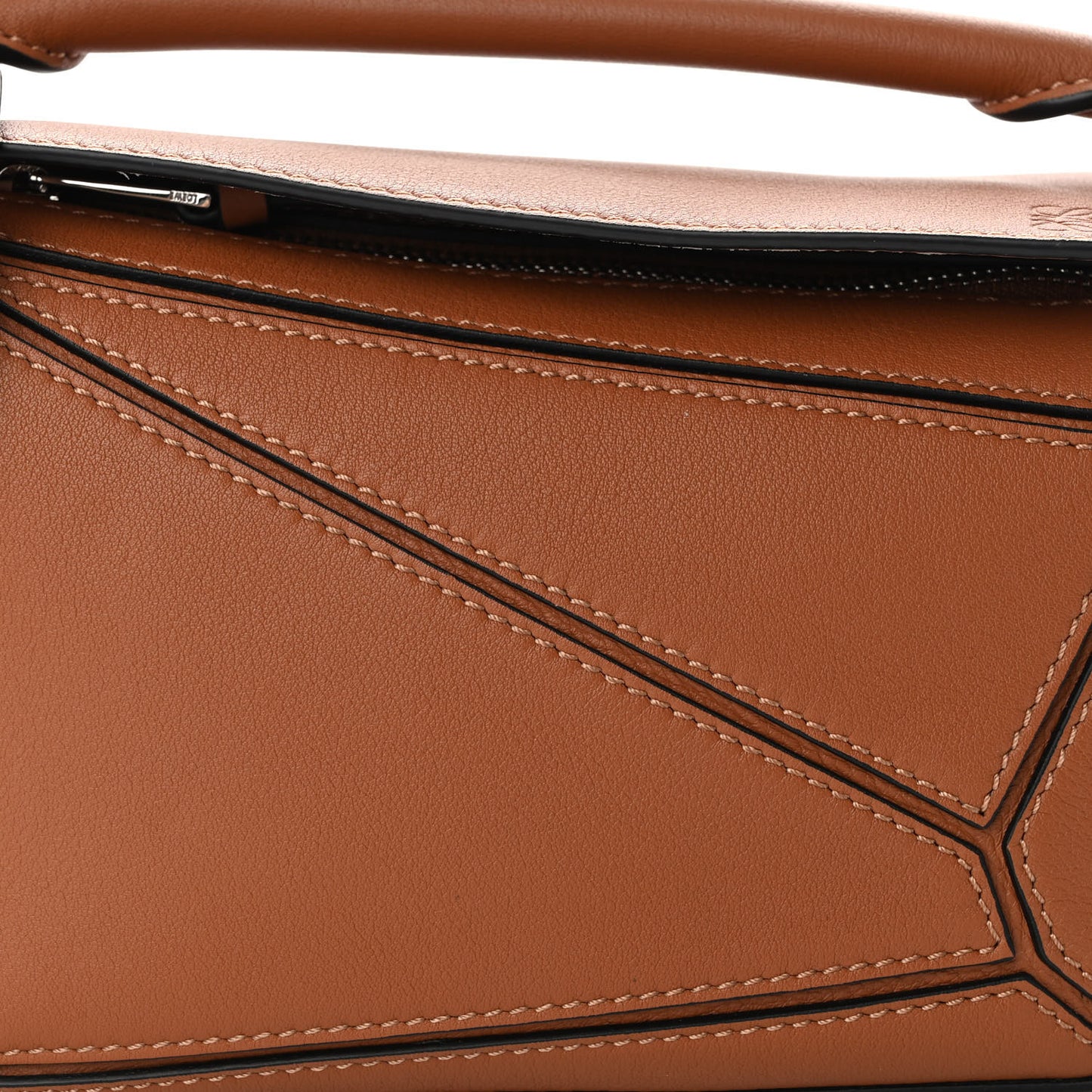 Calfskin Mini Puzzle Bag Tan