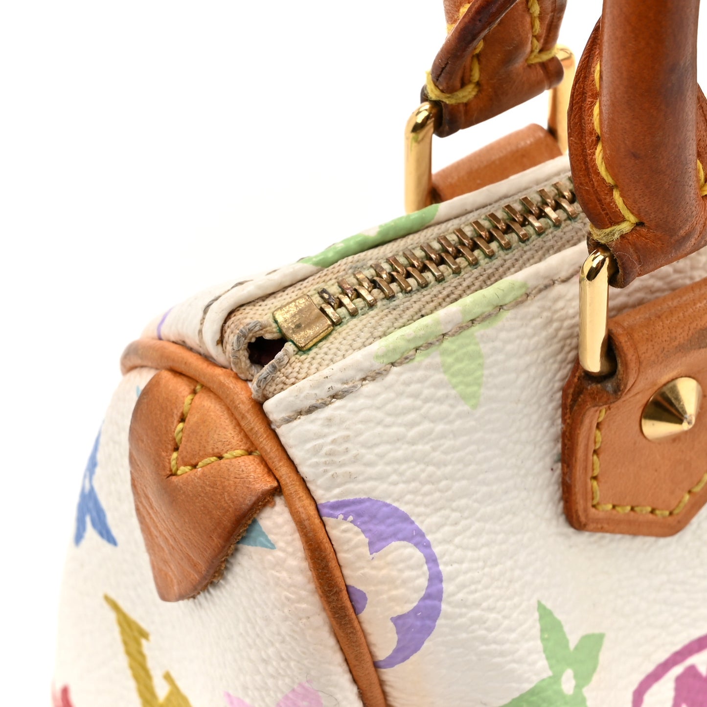 Monogram Multicolor Mini Sac HL Speedy White