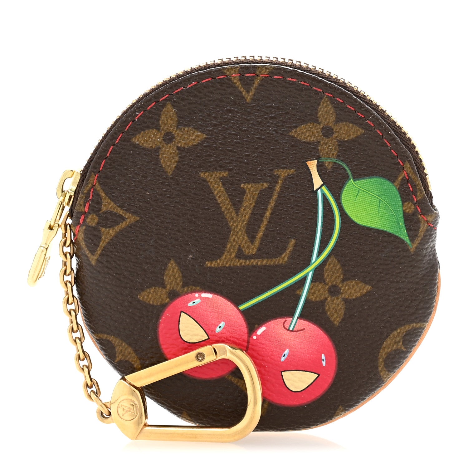 Louis Vuitton Monogram Cerises Round Coin Purse 1 of 9
