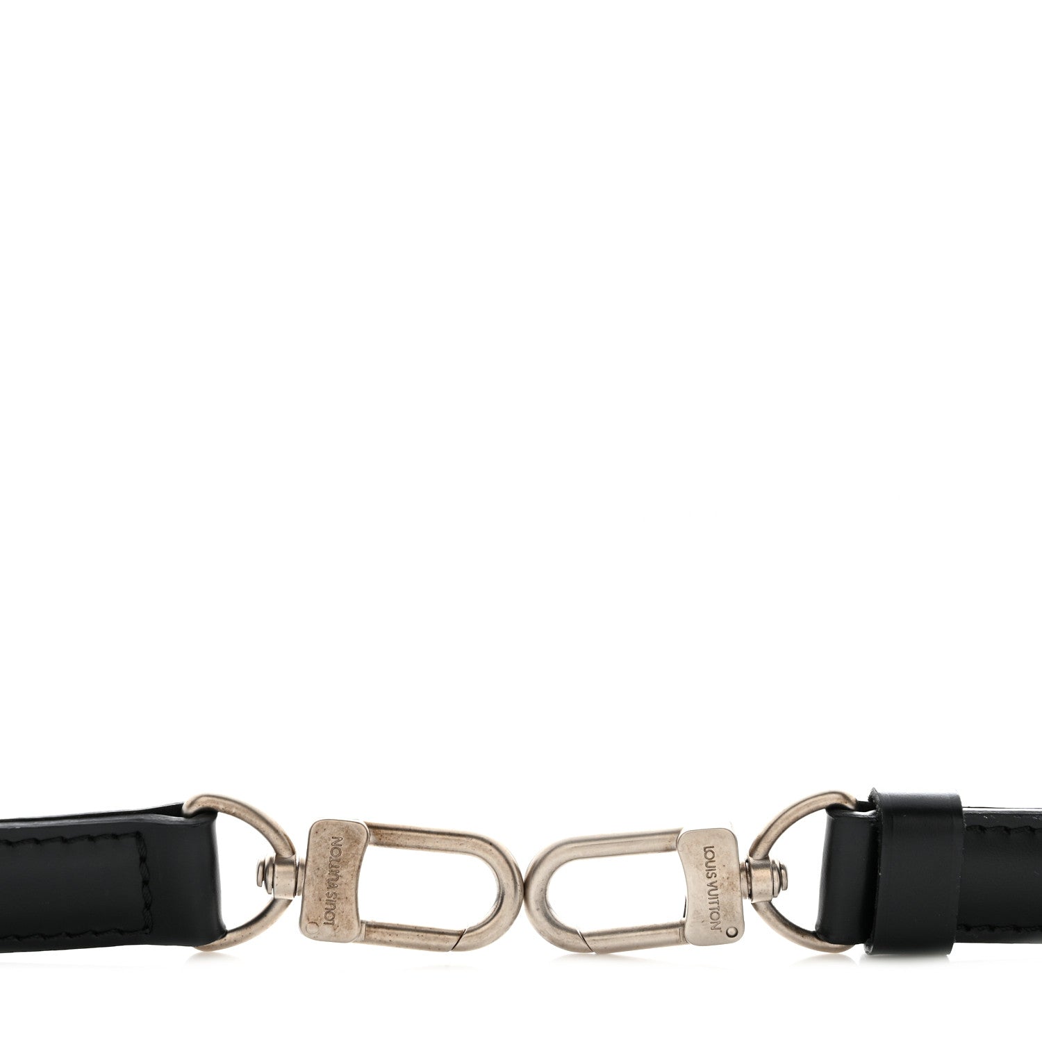 Louis Vuitton Calfskin Adjustable Keepall Bandouliere Shoulder Strap Black 4 of 9