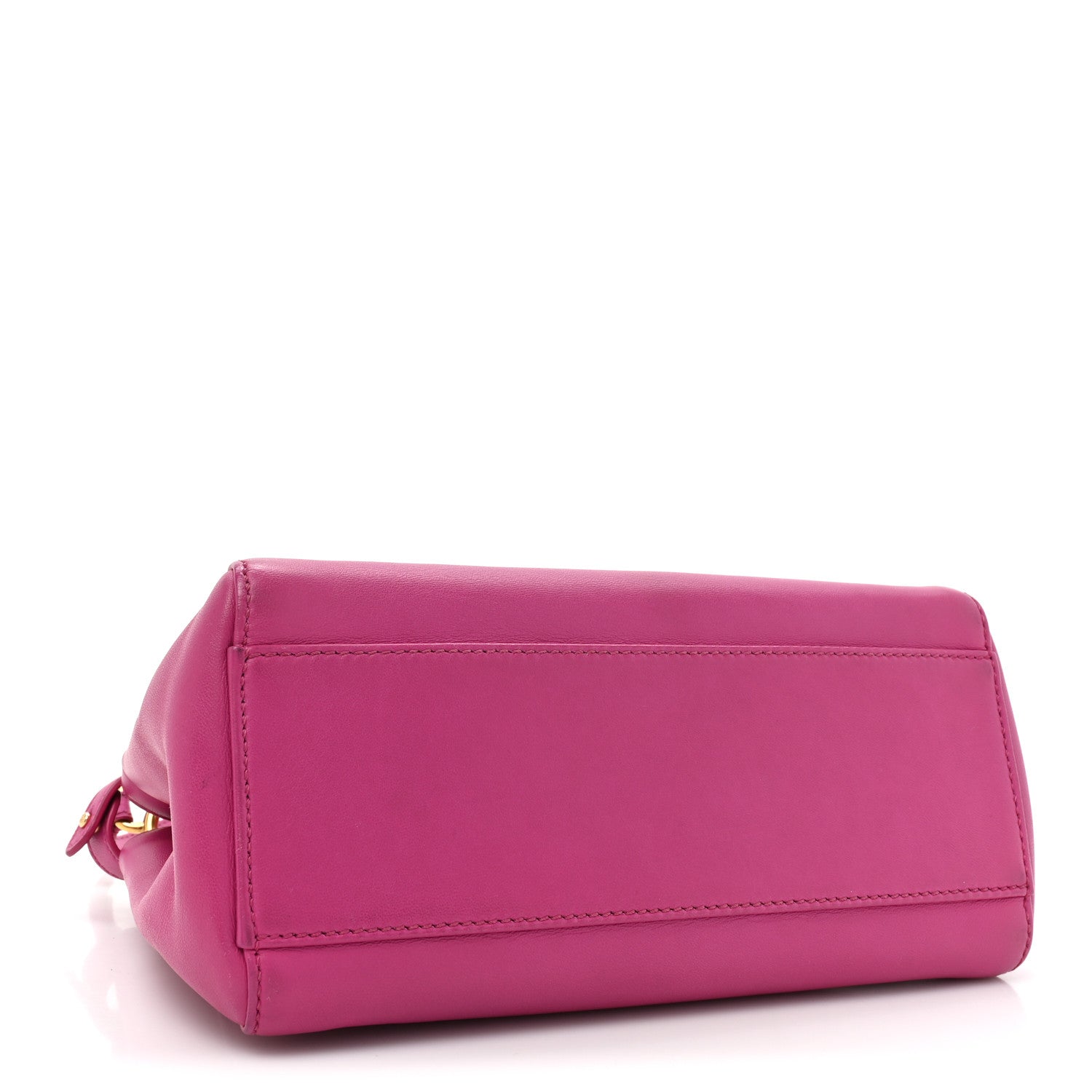 Fendi Nappa Mini Peekaboo Iconic Satchel Magenta 4 of 15