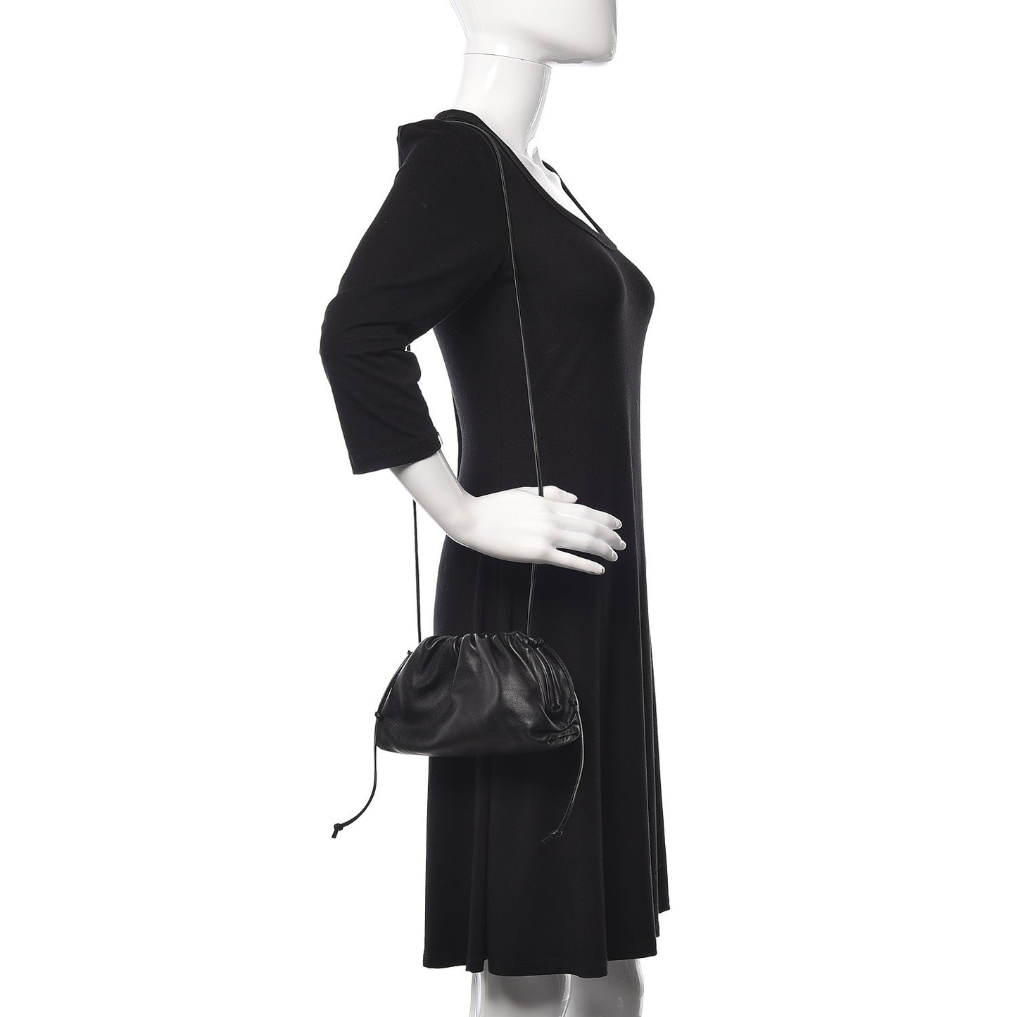 Butter Calfskin The Mini Pouch Black