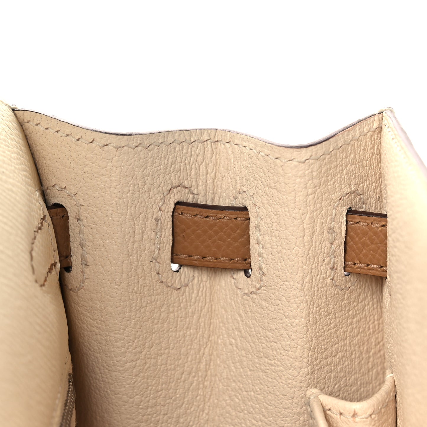 Epsom Tri-Color Kelly Sellier 25 Nata Chai Gris Meyer