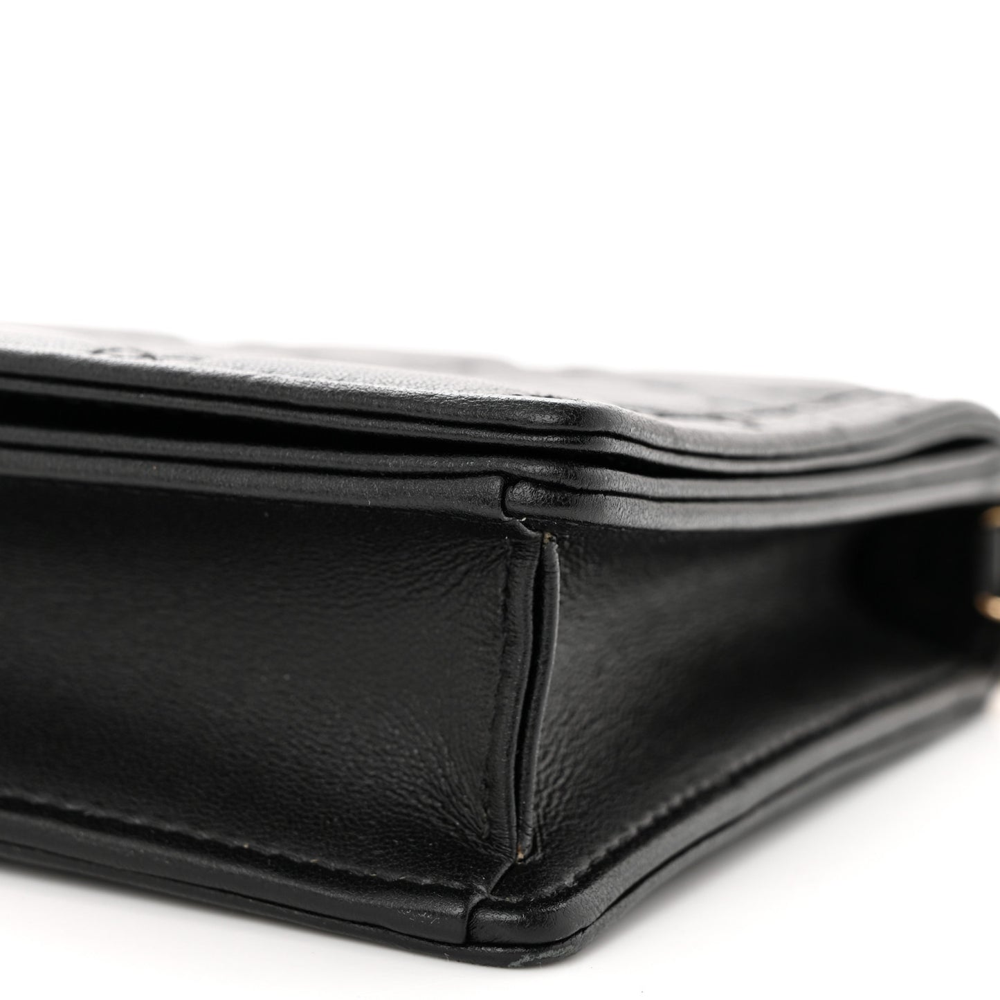 Lambskin Cannage Lady Dior Pouch Black