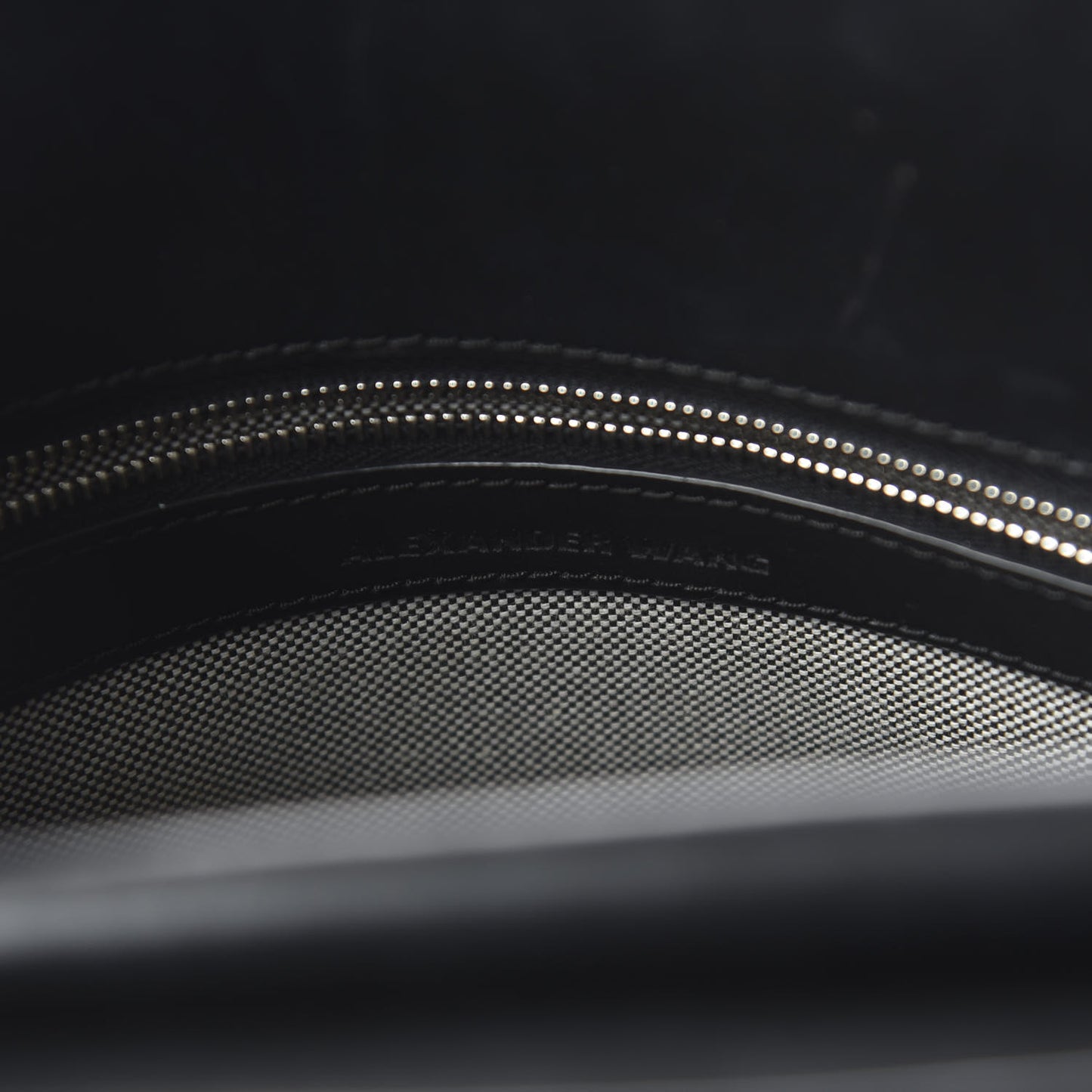 Smooth Calfskin Attica Chain Satchel Black