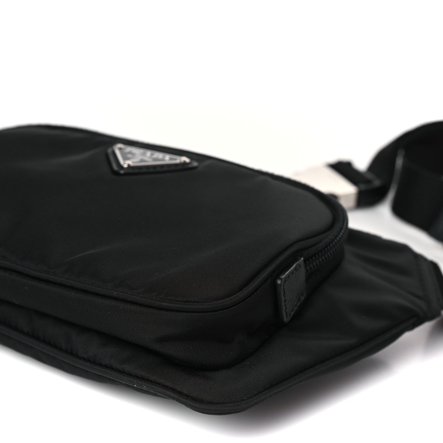 Prada Re-Nylon Saffiano Belt Bag Black 8 of 8