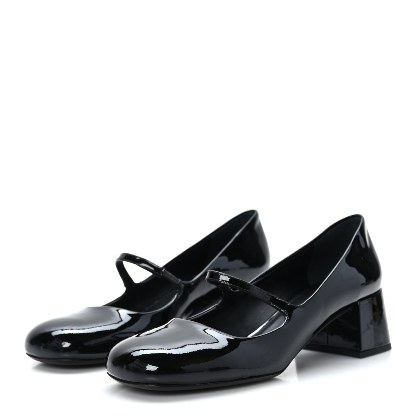 Patent Mary Jane 45mm Pumps 36 Black