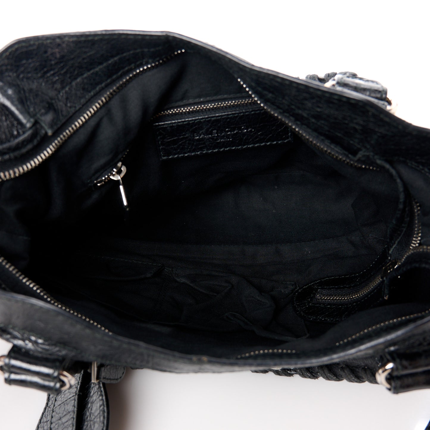 Agneau Giant 12 Silver Hardware Town Black